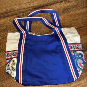 Vera Bradley blue/multi color purse/tote